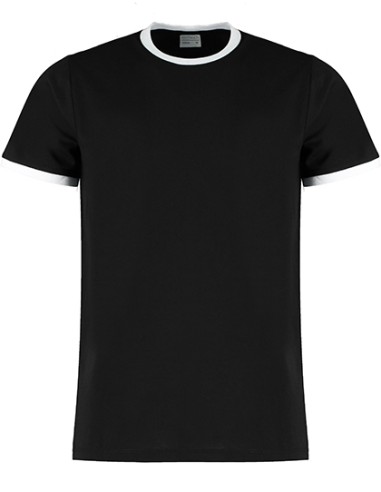K-KK508-Fashion Fit Ringer Tee
